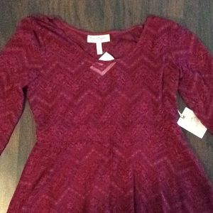 Jessica Simpson Maternity Lace Overlay Dress M NWT